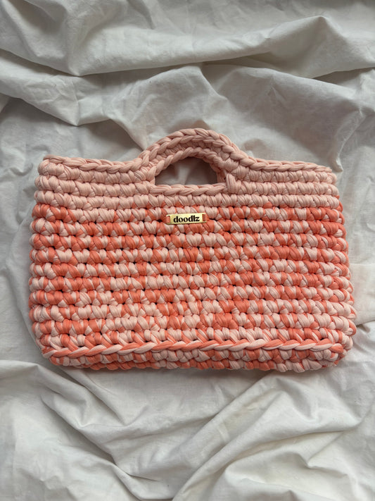 Ibiza beach peach bag